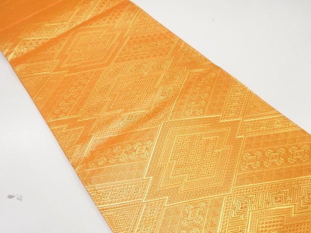 アンティーク着物 ] - 袋帯 アンティーク 佐賀錦 古典柄織り出し全通